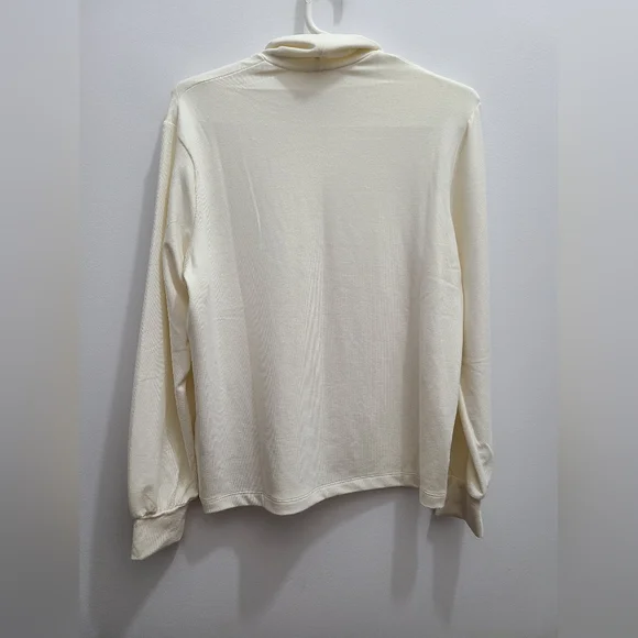 Uniqlo T shirt soft knitt high neck puff long sleeves - Picture 5 of 5